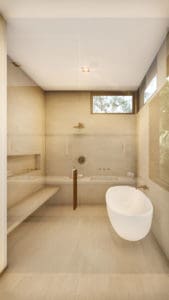 Bathroom in Richard Hamer Tulum House Addition