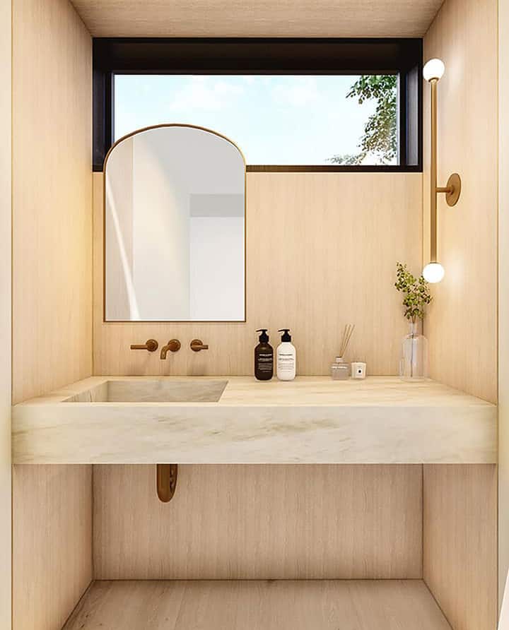 tulum inspired bathroom