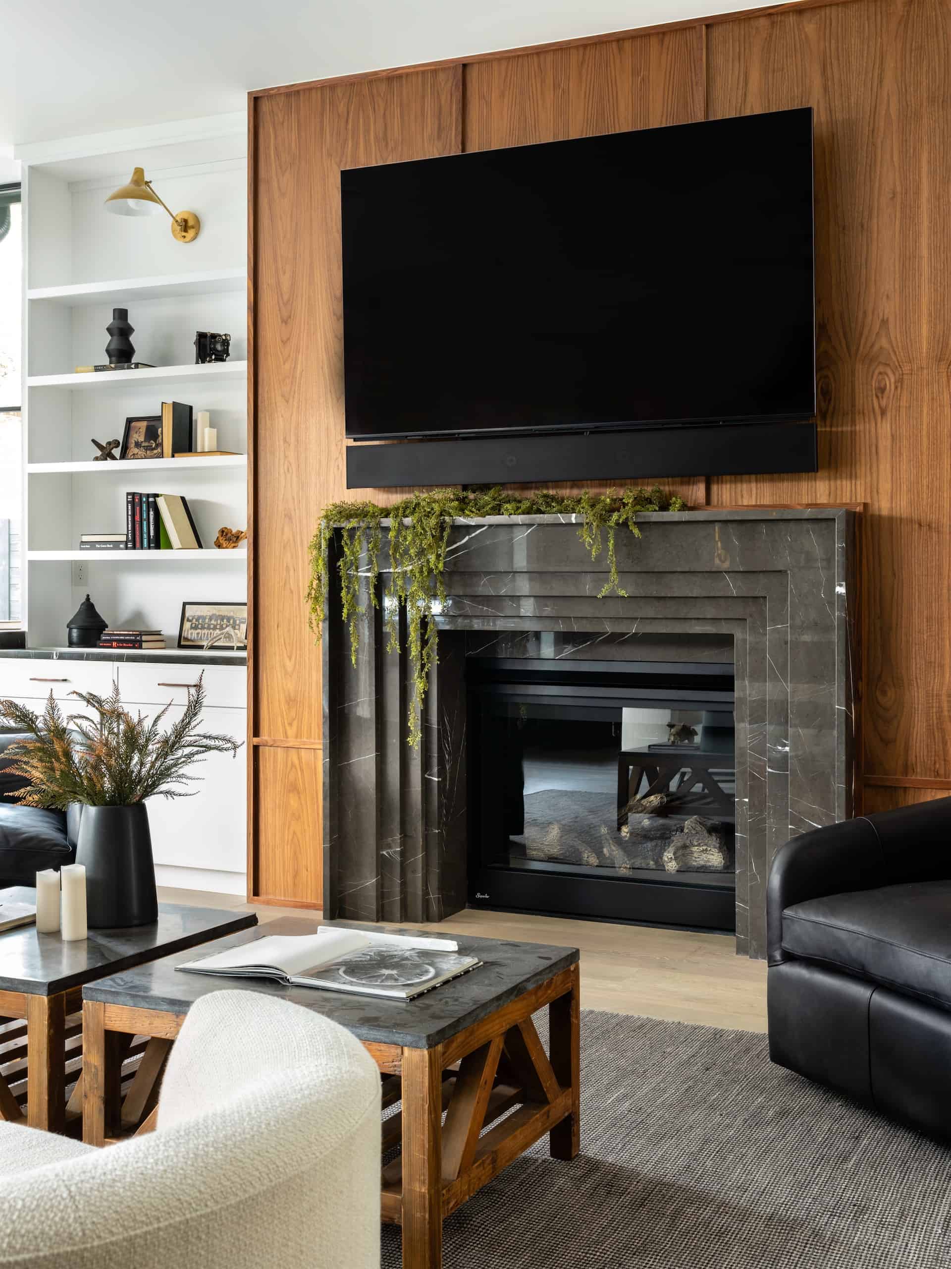 Fireplace | Austin Luxury Home Builder