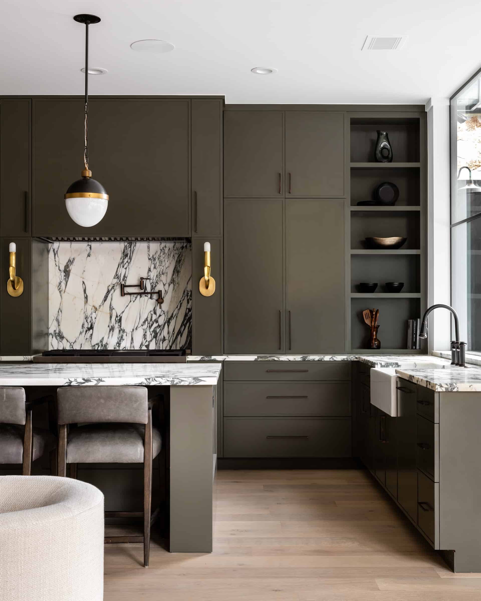 Modern Victorian Style Kitchen | Austin Luxury Home Builder